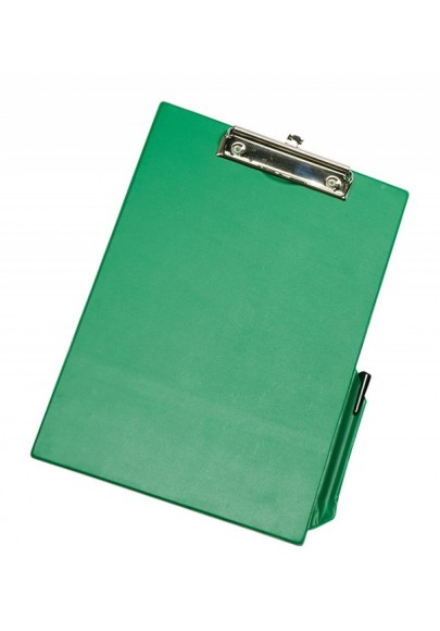 Clipboard q-connect deska, z klipsem, pvc, a4 zielony