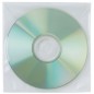 Koperty na płyty cd/dvd q-connect, 50szt., transparentny