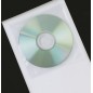 Koperty na płyty cd/dvd q-connect, 50szt., transparentny