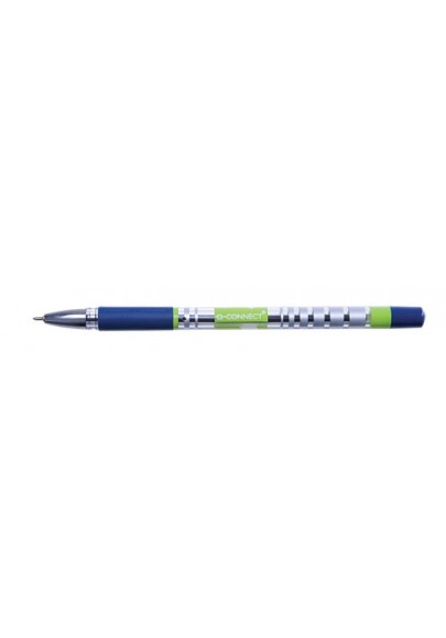 Długopis żelowo-fluidowy q-connect 0,5mm, niebieski - 12 szt