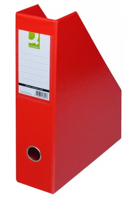 Pojemnik na dokumenty Q-CONNECT, PVC, A4/76, czerwony