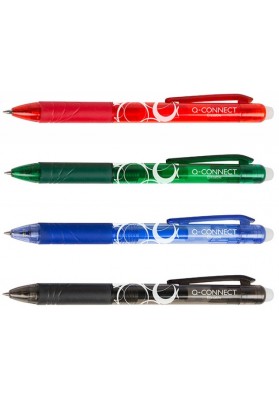 Długopis automatyczny q-connect , 1,0mm, wymazywalny, zielony