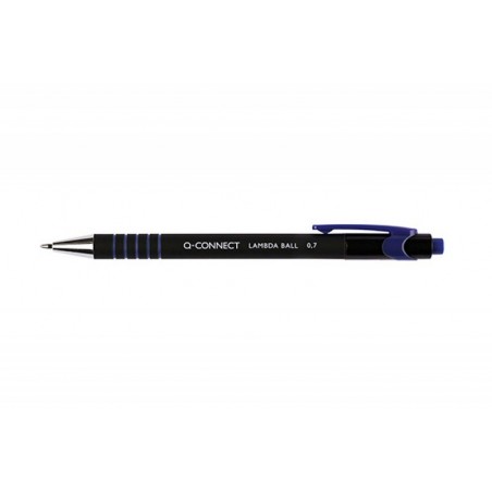 Długopis automatyczny q-connect lambda, 0,7mm, niebieski