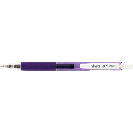 Długopis automatyczny żelowy penac inketti, 0,5mm, fioletowy