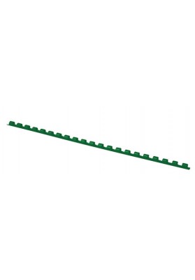Grzbiety do bindowania OFFICE PRODUCTS, A4, 6mm (25 kartek), 100 szt.,zielone