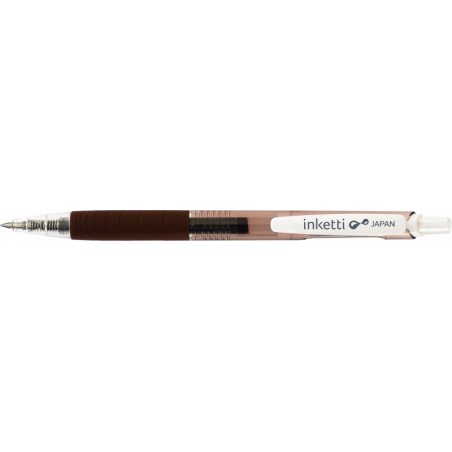 Długopis automatyczny żelowy penac inketti, 0,5mm, brązowy
