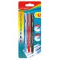Długopis keyroad, 0,7mm, wymazywalny, 2szt. + 1 gratis, blister, mix kolorów