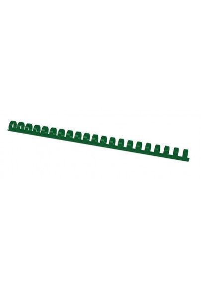 Grzbiety do bindowania OFFICE PRODUCTS, A4, 14mm (125 kartek), 100 szt., zielone
