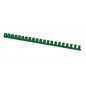 Grzbiety do bindowania office products, a4, 14mm (125 kartek), 100 szt., zielone