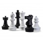 Zestaw duże szachy ogrodowe do ogrodu w zestawie z szachownicą rolly toys 64cm