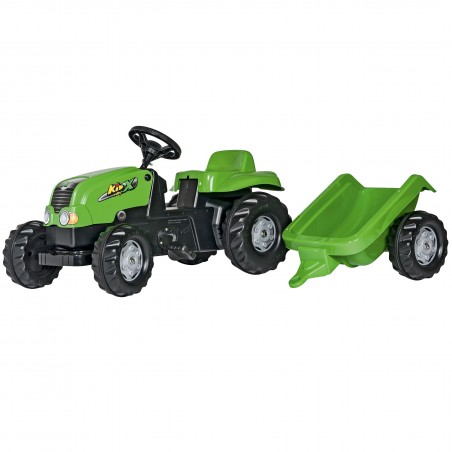 Rolly toys traktor na pedały z przyczepką rollykid-x