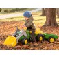 Rolly toys traktor na pedały john deere z łyżką i przyczepą 2-5 lat