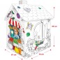 Mochtoys duży domek do kolorowania dla dzieci