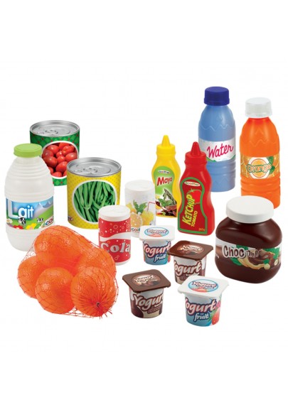 Ecoiffier zestaw produktów spożywczych 20 elementów