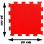 Woopie piankowa mata edukacyjna eva czerwona 50 x 50