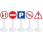 Woopie zestaw edukacyjny mini znaków drogowych 16 el. + samochodzik