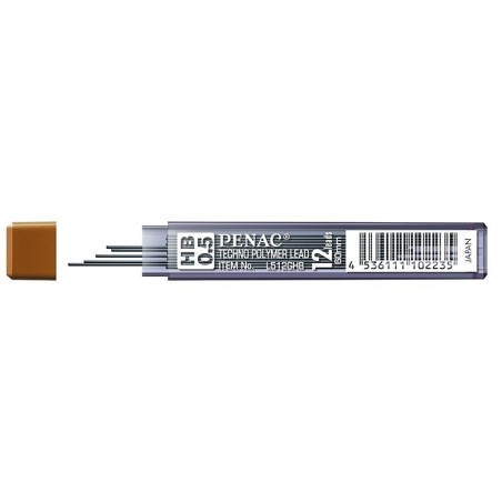 Grafity do ołówków penac 0,5mm, b - 12 szt