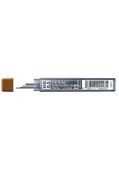 Grafity do ołówków penac 0,7mm, b - 12 szt