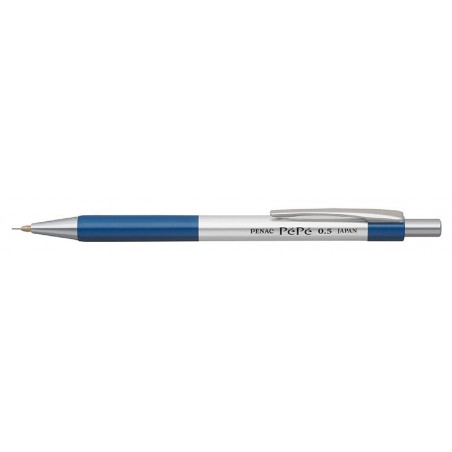 Ołówek automatyczny PENAC Pepe 0,5mm, srebrno-niebieski