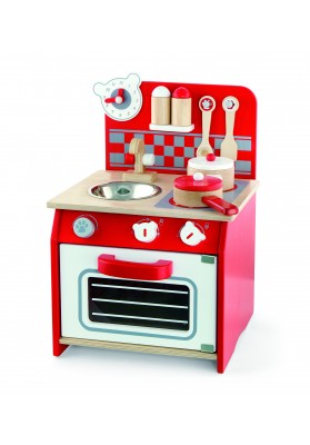 Viga Toys Kuchnia Drewniana dla dzieci + Akcesoria