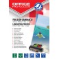 Folia do laminowania office products, 65x95mm, 2x125mikr., błyszcząca, 100szt., transparentna