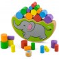 Drewniana układanka balansujący słoń viga toys montessori