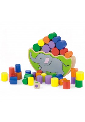 Drewniana układanka Balansujący Słoń Viga Toys