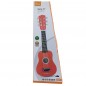 Viga drewniana gitara dla dzieci czerwona 21 cali 6 strun