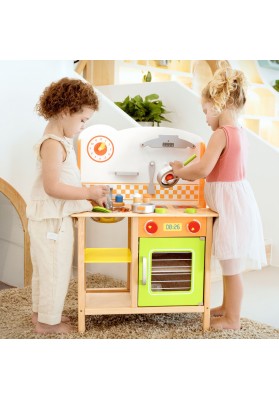 Viga Toys Kuchnia Drewniana dla dzieci Fantastic Z Akcesoriami