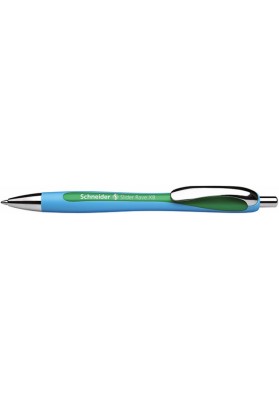 Długopis automatyczny SCHNEIDER Slider Rave, XB, zielony