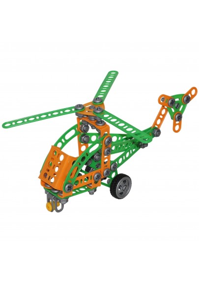 Klocki konstrukcyjne mały wynalazca helikopter 130 elementów