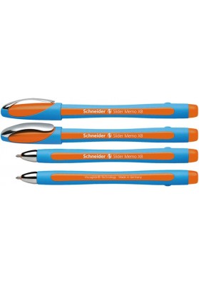 Długopis SCHNEIDER Slider Memo, XB, pomarańczowy