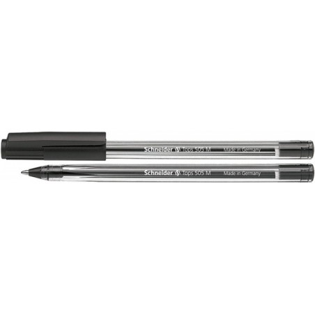 Długopis SCHNEIDER Tops 505, M, czarny