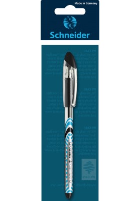 Długopis SCHNEIDER Slider Basic, M, zawieszka, czarny