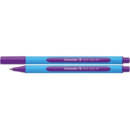 Długopis schneider slider edge, xb, fioletowy - 10 szt