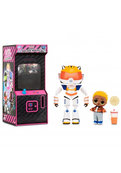 L.o.l surprise boys arcade heroes cool cat lalka w automacie do gier