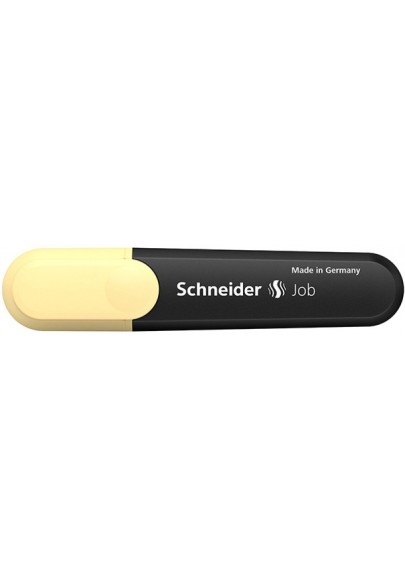 Zakreślacz schneider job pastel, 1-5mm, waniliowy - 10 szt