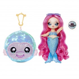 Na! Na! Na! Surprise Sparkle - Lalka Marina Jewels i Rybka w balonie z konfetti Seria Cekinowa Pom