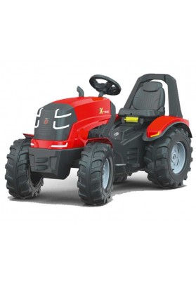 Rolly toys traktor na pedały x-track z łyżką ciche koła premium 3-10 lat