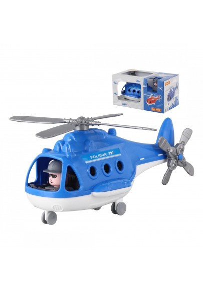 Helikopter śmigłowiec policyjny alfa+ figurka