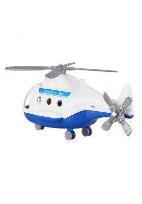 Helikopter Śmigłowiec Policyjny Alfa+ Figurka