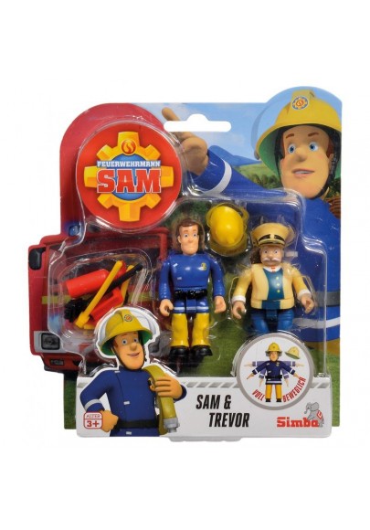 Simba strażak sam sam i trevor 2 figurki akcesoria