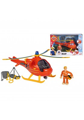 SIMBA Strażak Sam Helikopter Ratowniczy Wallaby + Figurka Tom Norman