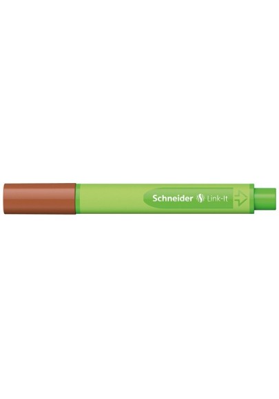 Cienkopis schneider link-it, 0,4mm, jasnobrązowy