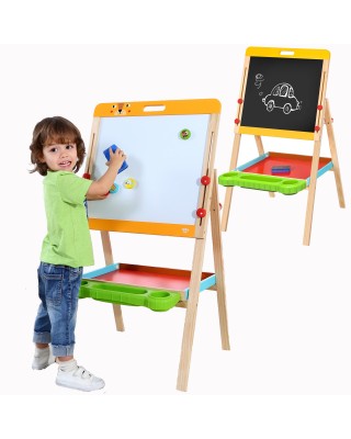 Tooky toy dwustronna magnetyczna tablica stojąca dla dzieci składana