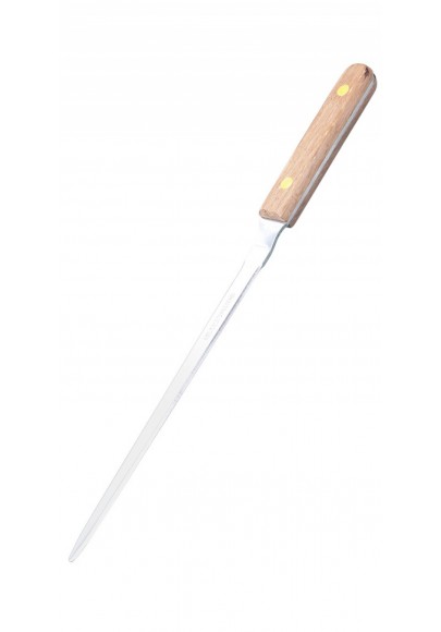 Nóż do kopert office products, 247mm, drewno/srebrny