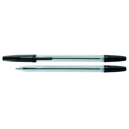 Długopis OFFICE PRODUCTS, 1,0mm, czarny - 50 szt