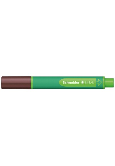 Flamaster schneider link-it, 1,0mm, ciemnobrązowy
