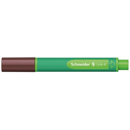 Flamaster schneider link-it, 1,0mm, ciemnobrązowy