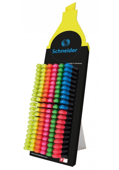 Display zakreślaczy schneider job, 1-5 mm, 150 szt., miks kolorów